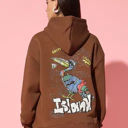 GRIFFEL Women Graphic Printed Sweatshirt-image-36