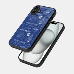 macmerise Abstract Printed iPhone 16 Plus Bumper Case Mobile Accessories-14