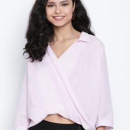 R.Code by The Roadster Life Co. Women Bell Sleeve Wrap Top-picture-35