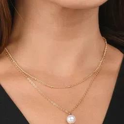 TheVineGirl Women Gold-Plated Pearls Alloy Statement Necklace-picture-12