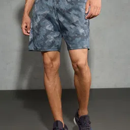Technosport Men Camouflage Printed Running Sports Shorts with Antimicrobial Technology-picture-2