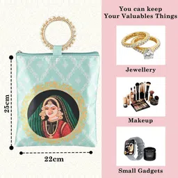 Kuber Industries Printed Structured Tote Bag with Quilted image 2