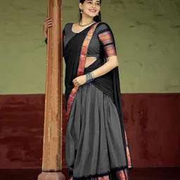R K INFINITIVE Semi-Stitched Lehenga & Unstitched Blouse With Dupatta image 4
