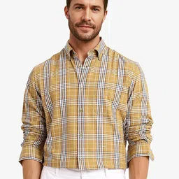 RARE RABBIT Men Comfort Opaque Checked Casual Shirt-image-52