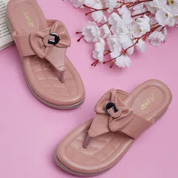 AIWIE Women Wedge Open Toe Heels Sandals with Bows-picture-48
