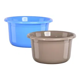Aura Blue & Brown 2 Pieces Bath Accessories Set-12