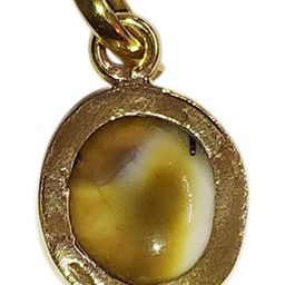 RAVIOUR LIFESTYLE Oval Pendants with White Stone-15