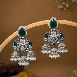 NAMAN ARTS Contemporary Jhumkas Earrings-image-19