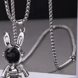 Nitant Animal Shaped Rabbit Pendant with Chain-35