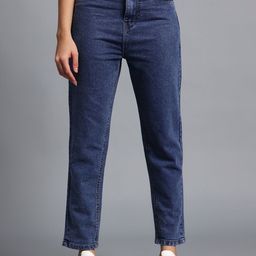 HERE&NOW Women Slim Fit High Rise Cotton Jeans-picture-33