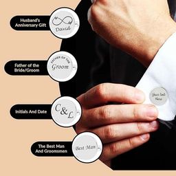 Curren Set Of 2 Textured Cufflink image 2