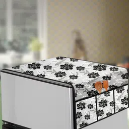 The Furnishing Tree Grey Plastic Refrigerator Cover-image-89