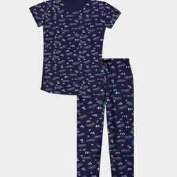 Tee Weavers Girls Printed Night suit-image-54