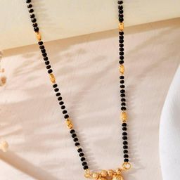 VOJ Gold-Plated Artificial Beads Mangalsutra-picture-20