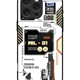 QRIOH Typography Printed iPhone 16 Pro Back Case Mobile Accessories-image-27