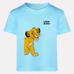 Disney By Miss and Chief Boys Lion King Printed Bio Finish Applique T-shirt-image-86