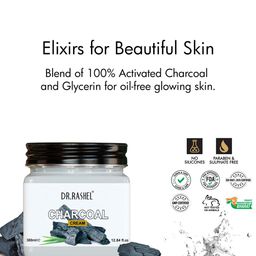 DR.RASHEL Charcoal Cream with 100% Activated Charcoal & Glycerin - 380ml image 2