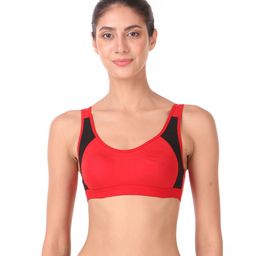 Halfspin Full Coverage Cotton Underwired Non Padded Workout Bra-picture-46