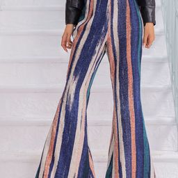 JC Mode Women Striped Trousers-picture-0