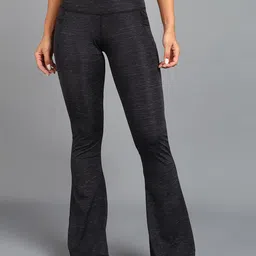 Rock Paper Scissors High Waist Flared Gym Tights-image-91