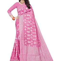 KALINI Woven Design Zari Pure Cotton Banarasi Saree-image-59