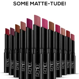 RENEE Very Matte Intense Color Weightless & Long Lasting Lipstick - Deep Espresso image 2