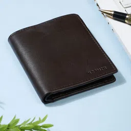 Kosher Men Leather Two Fold Wallet-image-46