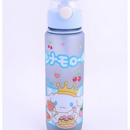 M'andy Kids Blue & White Cartoon Characters Printed Water Bottle-19