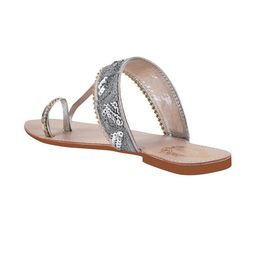 Stylestry Girls Embellished Party One Toe Flats-image-38