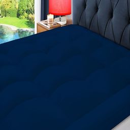 tundwal's Blue Cotton Water Resistant Mattress Protector-image-36