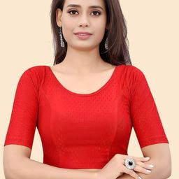 SHREEJI DESIGNER Woven Design Saree Blouse-image-65
