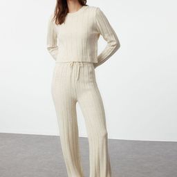 Trendyol Crop Top With Trousers Co-Ords-picture-30