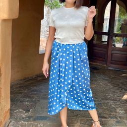 Label Tanvee Women Printed Flared Midi Skirt-image-49