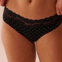 La Vie en Rose Printed Low-Rise Bikini Briefs 20100542-P00403-XS-image-21