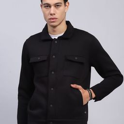 Monte Carlo Men Shirt Collar Cotton Sweatshirt-picture-34