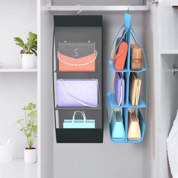 Kuber Industries Black Set of 2 Regular Multi-Utility Organisers image 1
