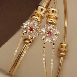 Jitaksh Women Gold Bangle-image-24