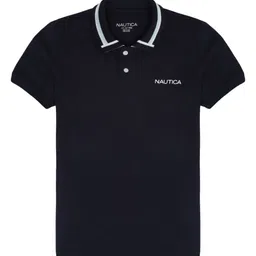 Nautica Boys Printed Polo Collar Regular Fit T-shirt-picture-35