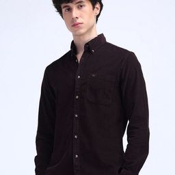 Flying Machine Men Modern Slim Fit Opaque Casual Shirt-image-84
