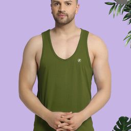 Friskers Men Pack Of 2 Cotton Anti-Bacterial Innerwear Vest C-34-41-image-92