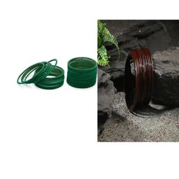 Somil Classic Combo Glass Bangles | Simple Chudi Set For Women & Girls | Daily Use & Special Occasions, Combo Of 2 Set, Green, Brown-image-85