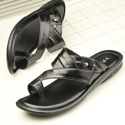 WAINERS Men Leather Slip-On Comfort Sandals-image-57