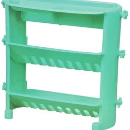 3 Tier Corner Storage Plastic Shelf Bathroom Rack Plastic Wall Shelf-image-57