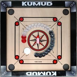 20 INCH CARROM BOARD WITH SPECIAL COINS, POWDER & STRIKER|CARROM BOARD FOR GIFT 4 cm Carrom Board-image-9