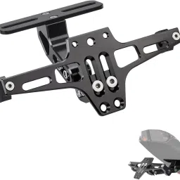Universal Adjustable Foldable Tail Tidy / Bike Number Plate Holder For All Bikes Bike Number Plate-image-25