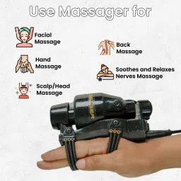thermomate Speed Switch for Full Body, Head, Neck Pain Relief Massager for Men & Women Think Relax Powerfull Double Speed Full Body with Head Massager-image-37