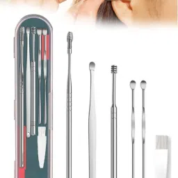 Reusable Ear Wax Cleaner/Remover Tool Set with Storage Box-image-59