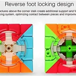 jeevan jyoti agency 4 by 4 Cube Stickerless Square Cube Puzzle Toy image 3