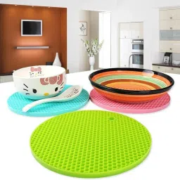Silicone Hot Mat Random Set of 4 Matt Trivet-36