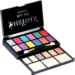 18 Eyeshadow, 3 Compact Powder, 3 Shades Makeup Kit-22